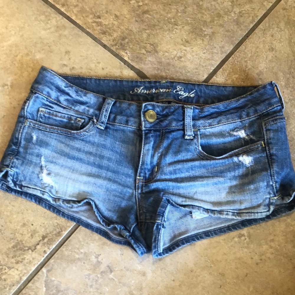 American eagle jean shorts